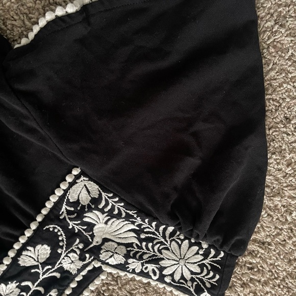 Kate Spade women’s Black Dress with White Embroidery - Picture 2 of 6